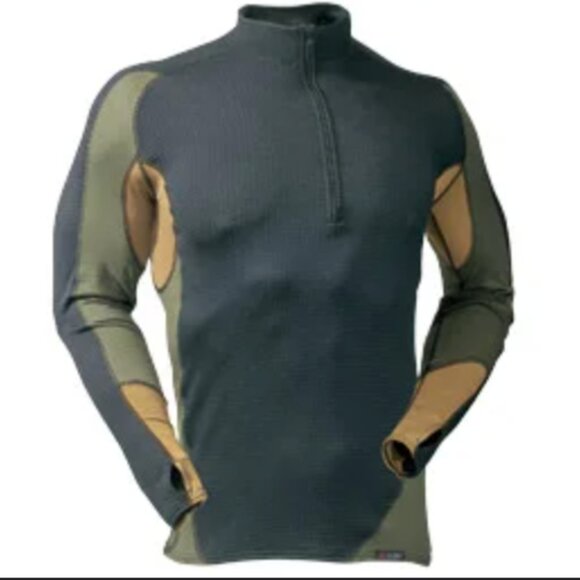 Cabela's Other - Cabela's E.C.W.C.S. Thermal Zone Baselayer Three Quarter Zip Pullover Large